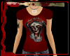 zombie tee  red