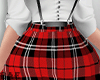 B| Plaid School Skirt L