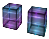 neon chat cubes