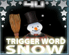 Snowing Snowman