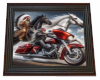 native horses/motorcycle