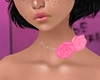 P! Rose Necklace Pink