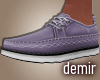 [D] Mir purple loafer