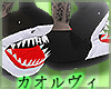 Sharks! Slippers M-Black