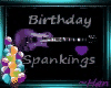 Birthday Spankings