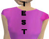 Pink Female Shirt Test