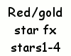 {LA} Red gold stars fx
