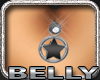 Metal Star Belly Ring