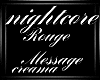 Nightcore Rouge Message