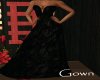 AV Black Velvet Gown