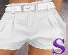 White Shorts/Belt