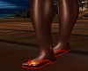 Red Island Flip Flops