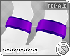 . paw cuffs | purple