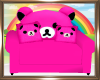 Pink Bear Couche