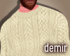 [D] Wool beige sweater