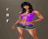 CRF*Purple Belted Denim