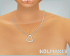 V~| Heart necklace