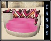 Pink pool love chair