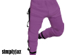 Street Pants- Purple M