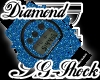 BLK BLUE DIAMOND G-SHOCK