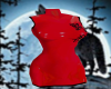 red ww collared dress