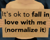 normalize falling 4 me