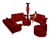 Raspberry Red Sofa