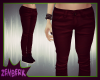 |ZK| Red Jeans