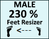 Feet Scaler 230% Male
