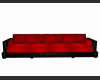 Sofa black red