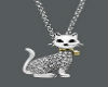 Necklace Silver Cat