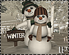 Winter Snowmen Couple