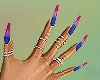 (S) Bi Pride Nails