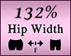 Hip Butt Scaler 132%