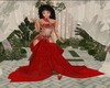 princess red dress