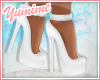 [Y] Princess White Heels