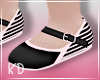 Pink & Black Shoes-Kid-