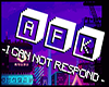 AFK sign