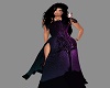 Purple n Black Gown