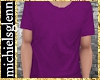 Casual t-shirt purple