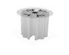 Off-White Chrome Table