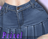 PX72 |Navy Mini Skirt