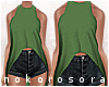 n| Mayra Long Top Green