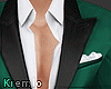 Green Tuxedo Unbuttoned