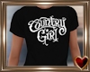 Country Girl Black T