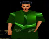 green  baggy shirt