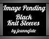 Black Knit Sleeves