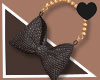 0123 Snakeskin Bow Bag