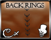 [CX]Back rings black