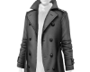 AS Gray Leather Coat